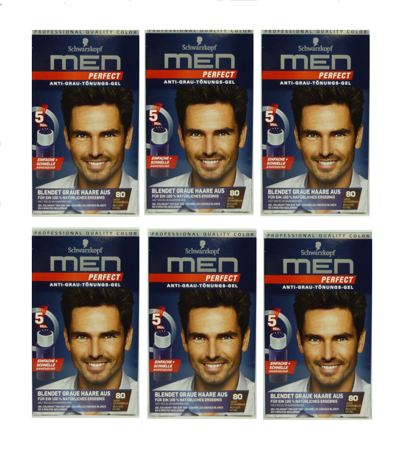 6-Pack Schwarzkopf Men Perfect Hair Gel - 7 Color Varieties - Eurodeal.shop