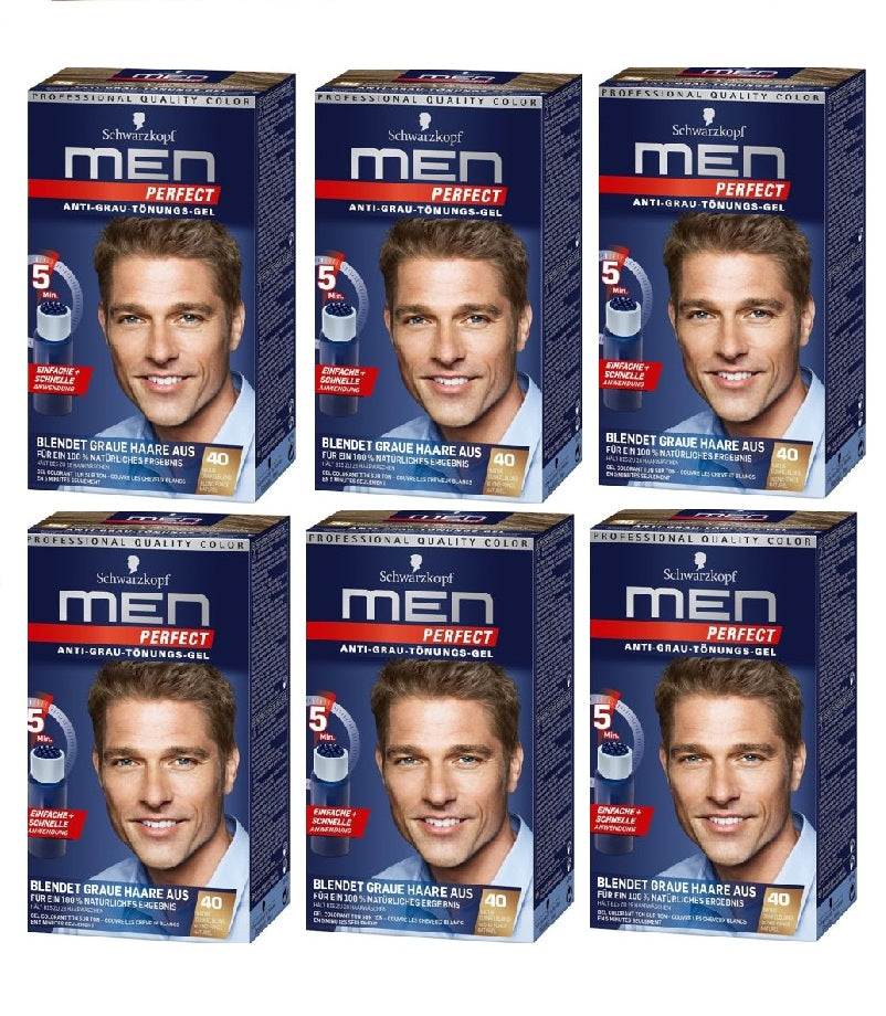 6-Pack Schwarzkopf Men Perfect Hair Gel - 7 Color Varieties - Eurodeal.shop