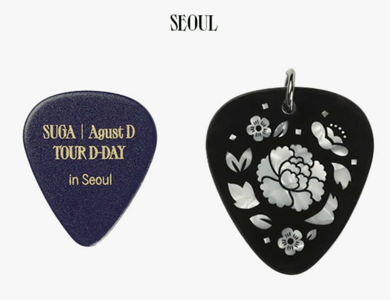 BTS SUGA - AGUST D D-DAY Guitar Pick Set