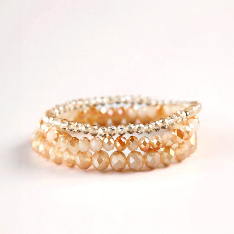 Amber Stacking Bracelet Set