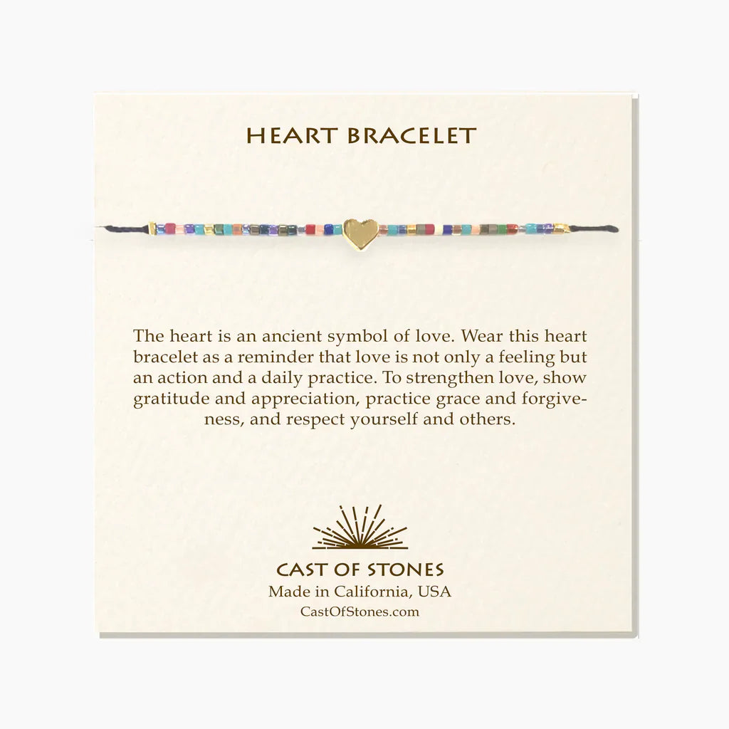 Cast of Stones Heart Bracelet