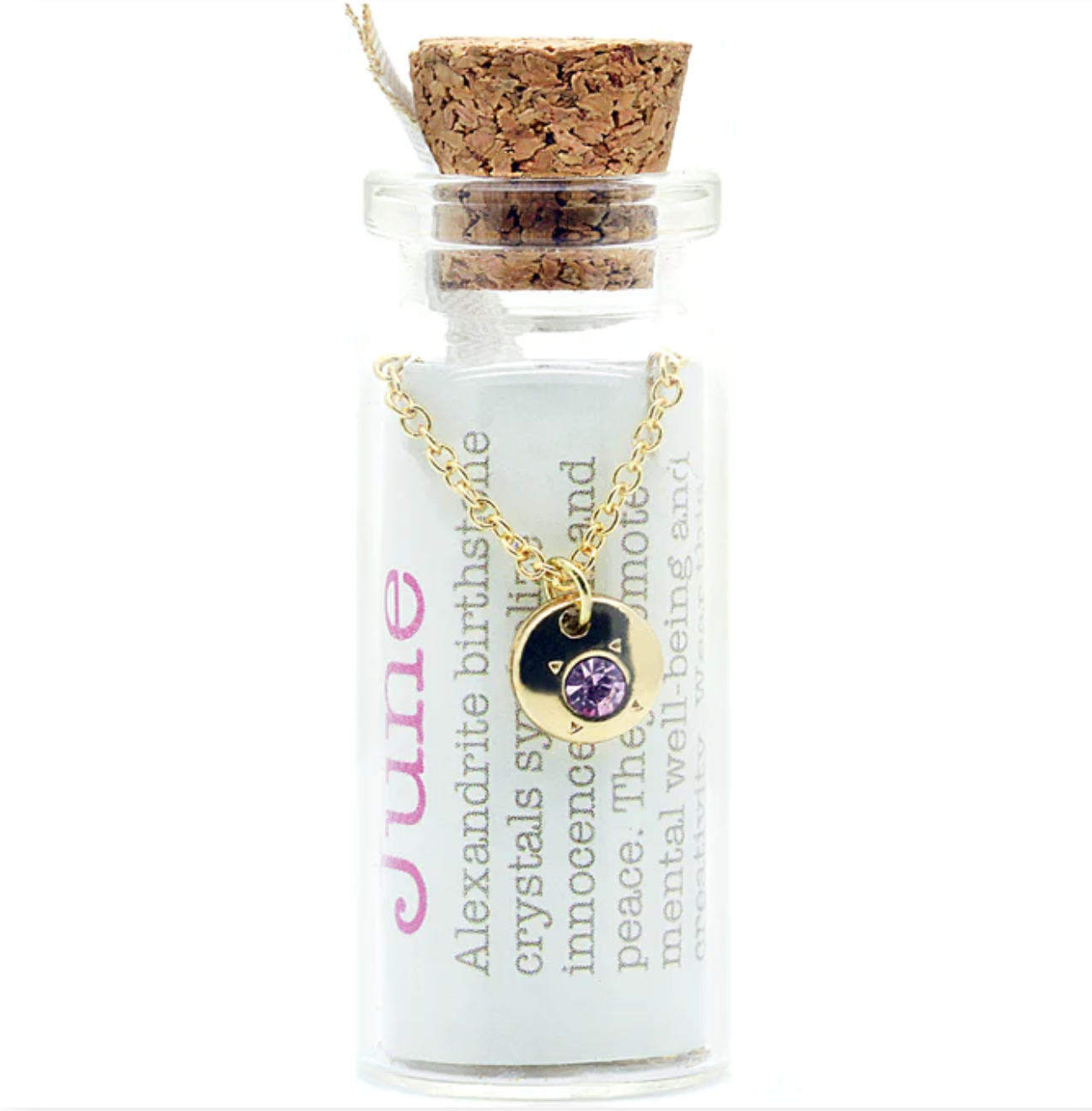 Birthstone Bottle Necklace - LOCAL FIXTURE