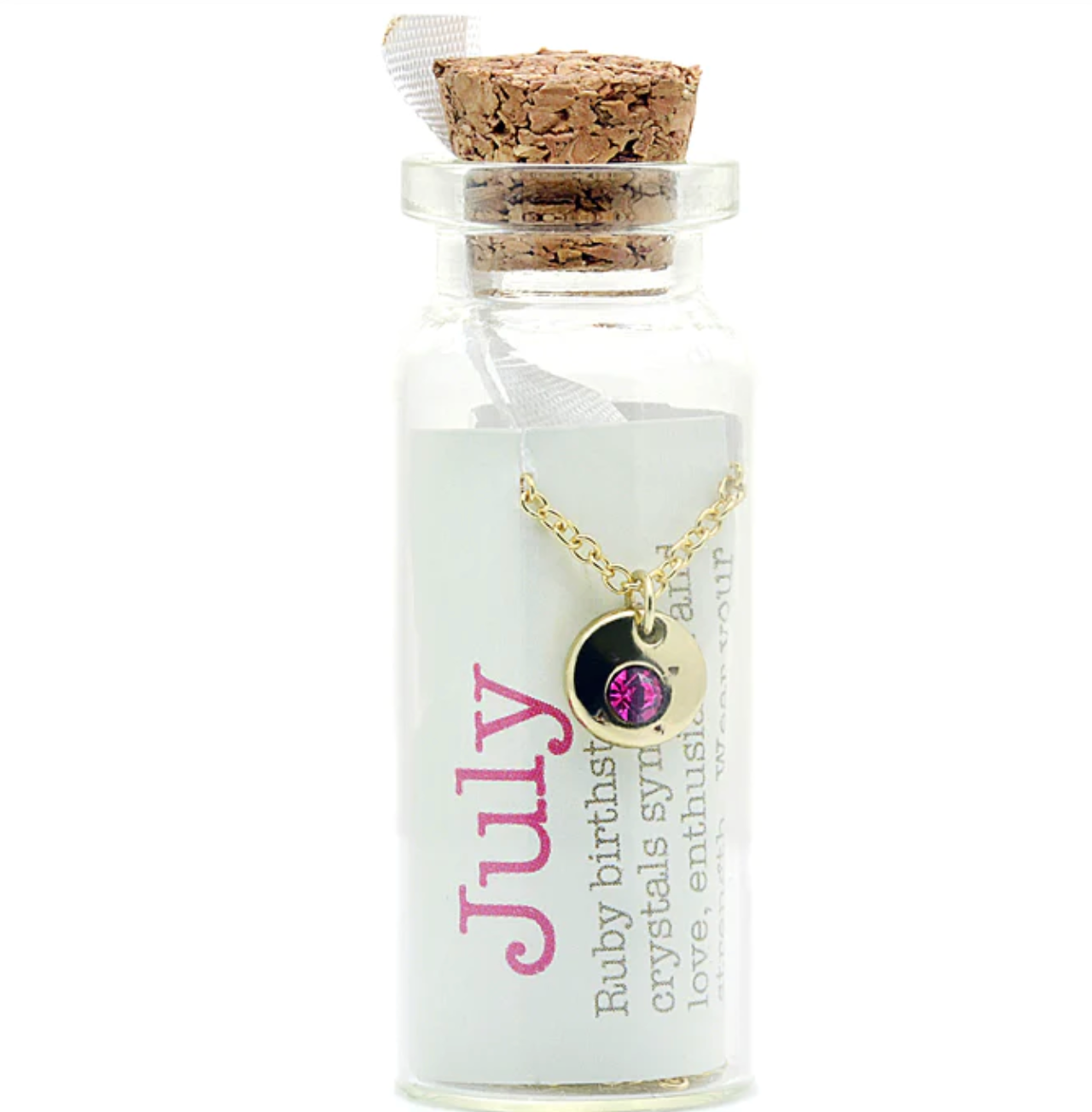 Birthstone Bottle Necklace - LOCAL FIXTURE