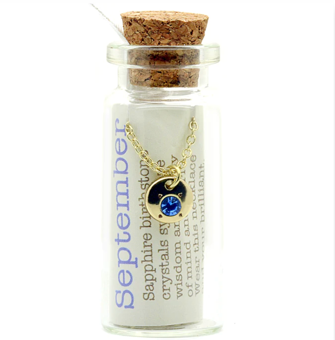 Birthstone Bottle Necklace - LOCAL FIXTURE