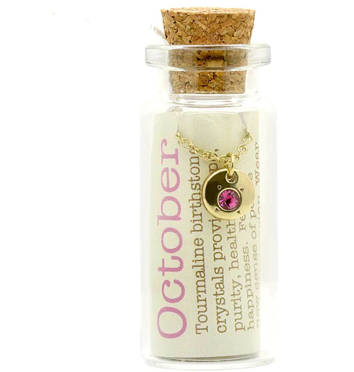 Birthstone Bottle Necklace - LOCAL FIXTURE