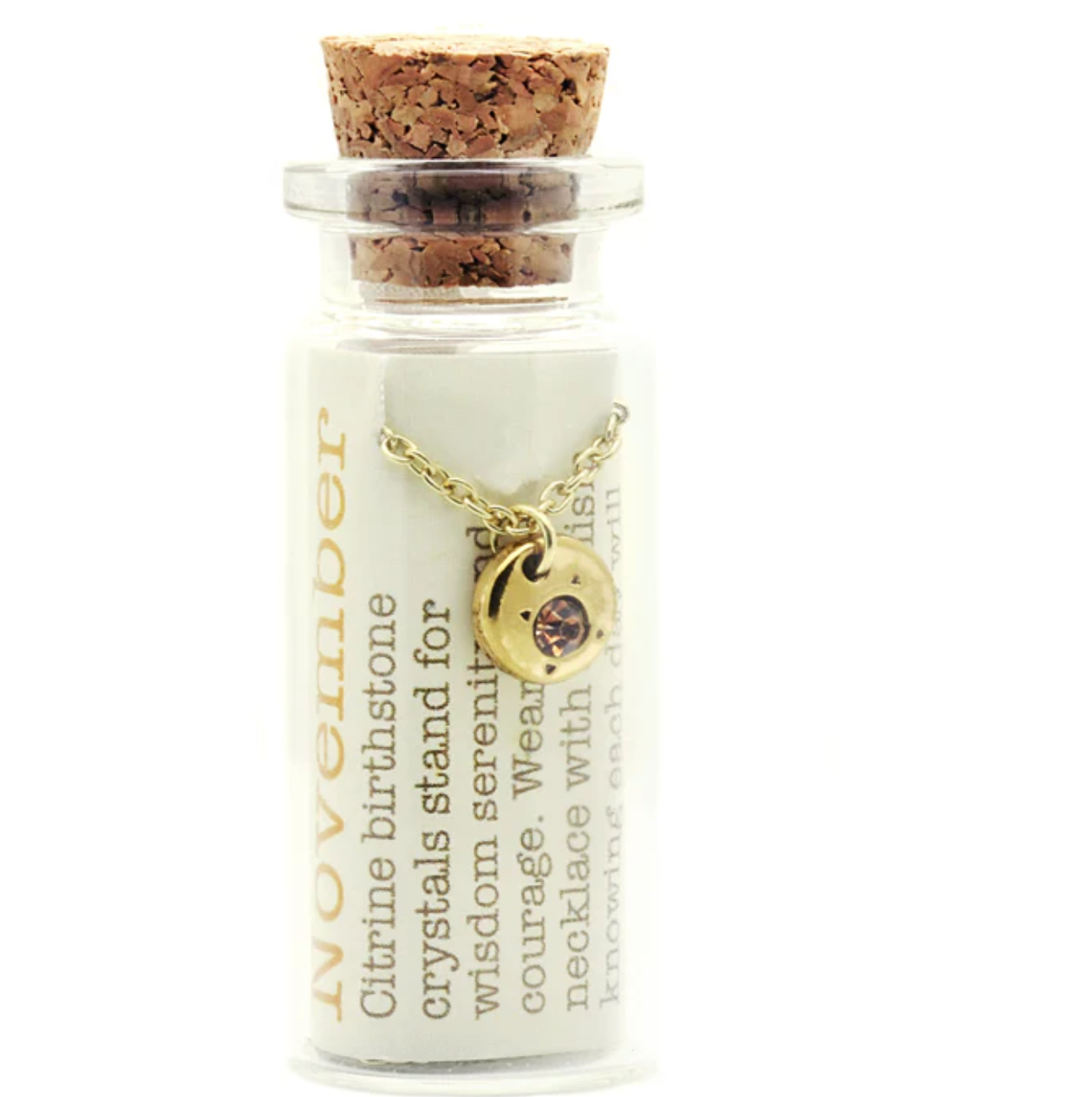 Birthstone Bottle Necklace - LOCAL FIXTURE