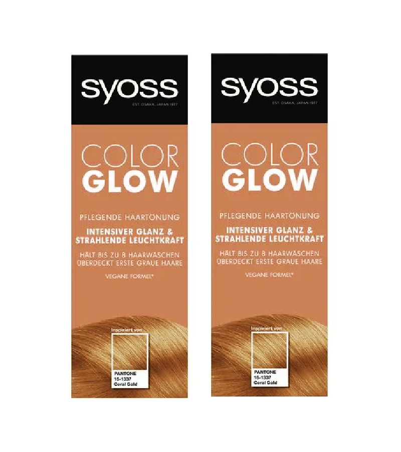 2xPack Syoss Color GLOW Nourishing Hair Tint - 7 Varities