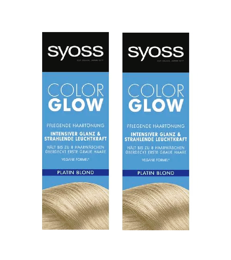 2xPack Syoss Color GLOW Nourishing Hair Tint - 7 Varities