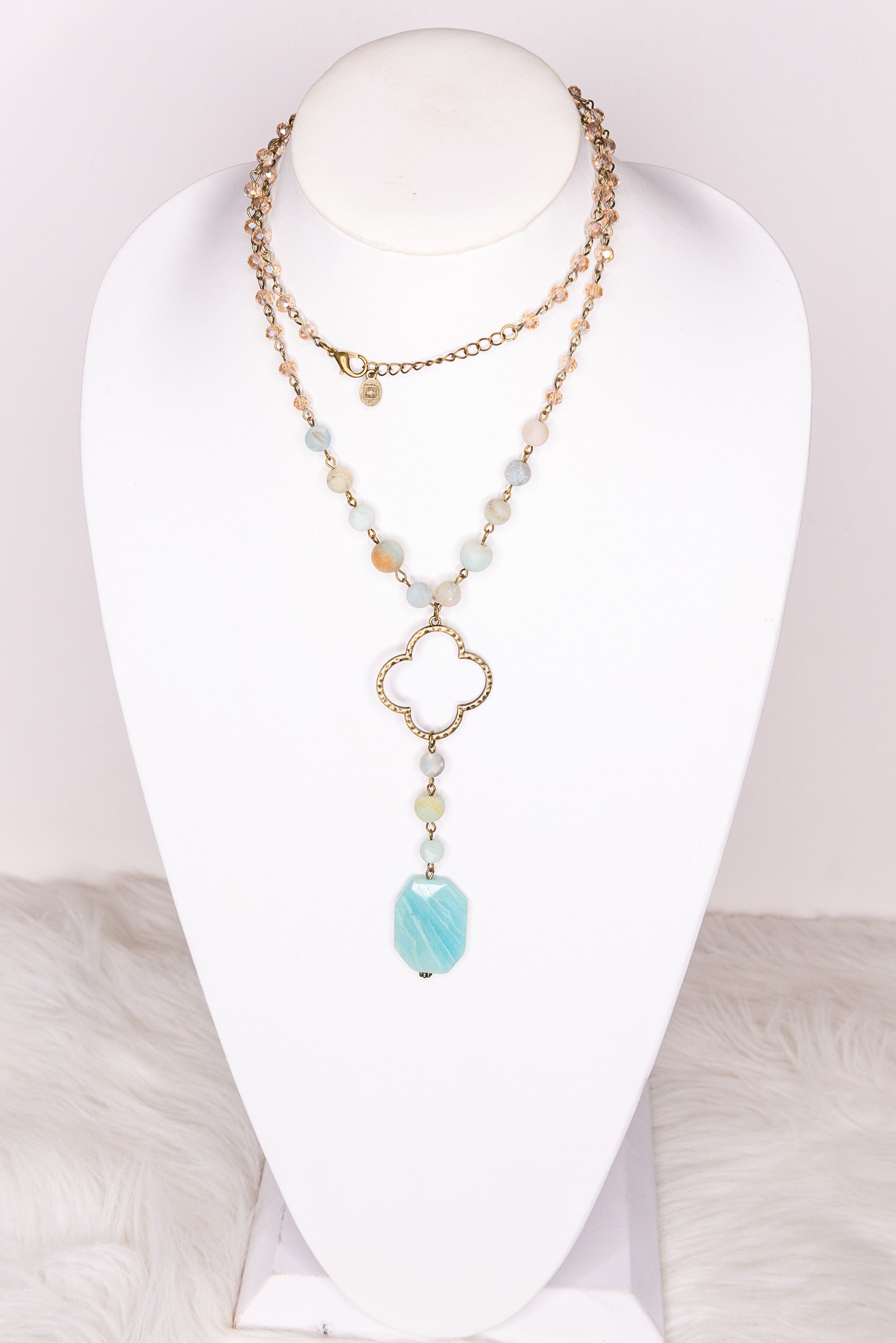 Alani Necklace with Amazonite