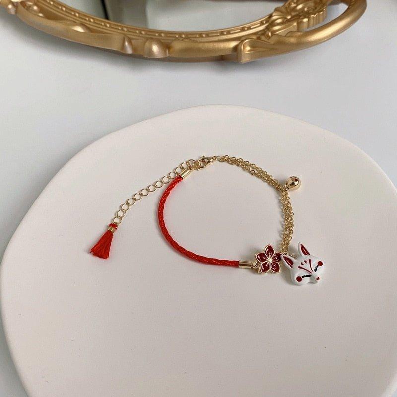 Cartoon Fox Charms Bracelets Braided Chain - Animal Amity