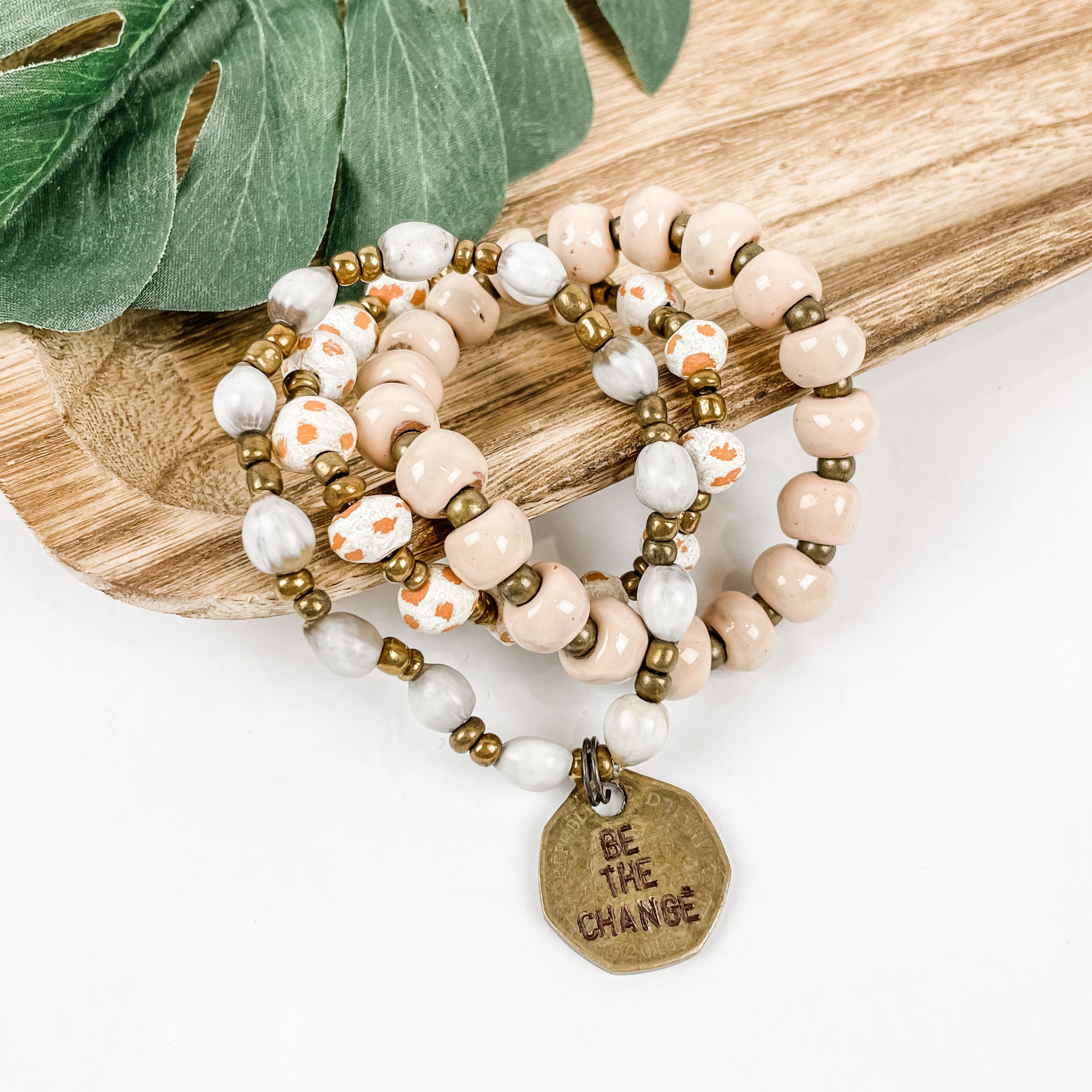 Be the Change Bracelet Set